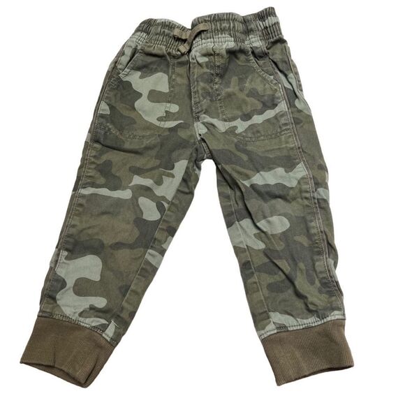 Gap Cotton Camo Print Lined Pants Toddler 2 Years Old euc - Picture 1 of 5